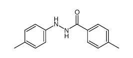 4-methyl-benzoic acid N'-p-tolyl-hydrazide Structure