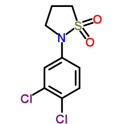2-(3,4-Dichlorophenyl)-1,2-thiazolidine 1,1-dioxide Structure
