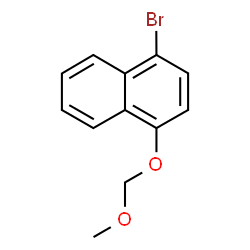1-Bromo-4-(methoxymethoxy)naphthalene Structure