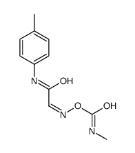 [[2-(4-methylanilino)-2-oxoethylidene]amino] N-methylcarbamate结构式