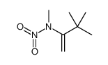 N-(3,3-dimethylbut-1-en-2-yl)-N-methylnitramide结构式