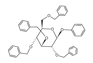 phenyl 2,3,4,6-tetra-O-benzyl-β-D-glucopyranoside结构式