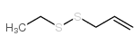 Ethyl allyl disulfide Structure