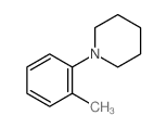 1-(2-甲基苯基)哌啶结构式