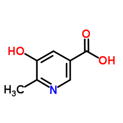 5-羟基-6-甲基烟酸结构式