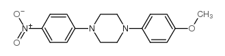 1-(4-甲氧基苯基)-4-(4-硝基苯基)哌嗪图片