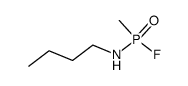 N-butyl-P-methylphosphonamidic fluoride Structure