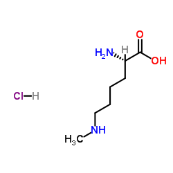 N6-Methyl-L-lysine hydrochloride (1:1) structure