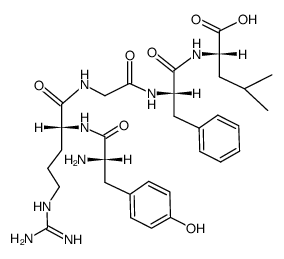 enkephalin, Arg(2)-Leu(5)- structure