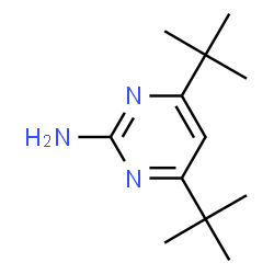 4,6-Di-tert-butylpyrimidin-2-amine Structure