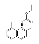 (2,8-dimethylquinolin-1-ium-1-yl)(ethoxycarbonyl)amide Structure