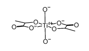 Dihydroxybis(hydrogen Lactato)titanium(IV) Structure
