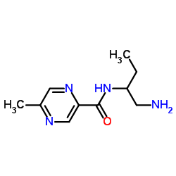 Pyrazinecarboxamide, N-[1-(aminomethyl)propyl]-5-methyl- (9CI) Structure