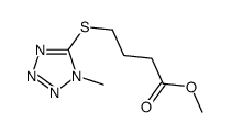 methyl 4-(1-methyltetrazol-5-yl)sulfanylbutanoate structure