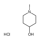 1-methylpiperidin-4-ol monohydrochloride结构式