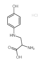 2-amino-3-[(4-hydroxyphenyl)amino]propanoic acid Structure