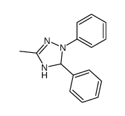 3-methyl-1,5-diphenyl-4,5-dihydro-1H-1,2,4-triazole结构式