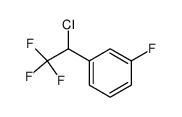 1-(1-chloro-2,2,2-trifluoroethyl)-3-fluorobenzene Structure