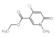 ETHYL 4-CHLORO-1-METHYL-6-OXO-1,6-DIHYDROPYRIDINE-3-CARBOXYLATE Structure