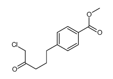 methyl 4-(5-chloro-4-oxopentyl)benzoate Structure