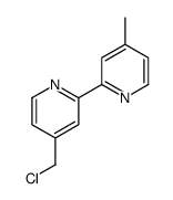 4-(氯甲基)-4'-甲基-2,2'-联吡啶结构式