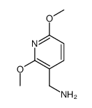 (2,6-二甲氧基吡啶-3-基)甲胺结构式