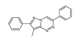 8-methyl-3,7-diphenylpyrazolo[5,1-c][1,2,4]triazine结构式