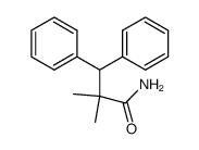 2,2-dimethyl-3,3-diphenyl-propionic acid amide结构式