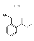1-(2-噻吩-2-基苯基)甲胺盐酸盐结构式