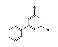 1,3-dibromo-5-(2-pyridinyl)benzene结构式