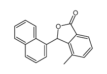 4-methyl-3-naphthalen-1-yl-3H-2-benzofuran-1-one结构式