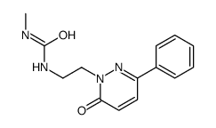 1-methyl-3-[2-(6-oxo-3-phenylpyridazin-1-yl)ethyl]urea结构式