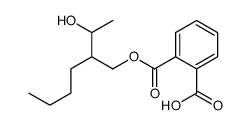 Mono(2-(1-hydroxyethyl)hexyl) Phthalate Structure