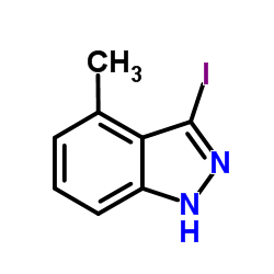 3-Iodo-4-methyl-1H-indazole Structure