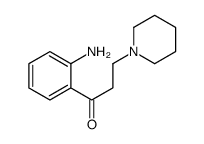 1-(2-aminophenyl)-3-piperidin-1-ylpropan-1-one结构式