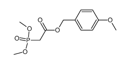 p-Methoxybenzyl (Dimethoxyphosphinyl)acetate Structure