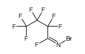 N-bromo-2,2,3,3,4,4,4-heptafluorobutanimidoyl fluoride结构式