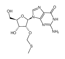 2'-O-methylthylthiomethylguanosine Structure