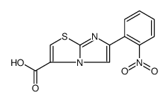 Imidazo[2,1-b]thiazole-3-carboxylic acid, 6-(2-nitrophenyl)结构式