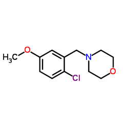4-(2-Chloro-5-methoxybenzyl)morpholine Structure