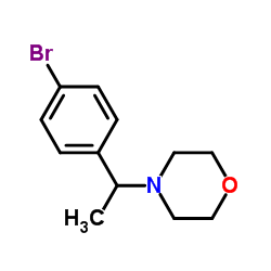 4-[1-(4-Bromophenyl)ethyl]morpholine结构式