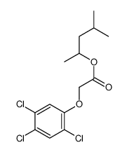 4-methylpentan-2-yl 2-(2,4,5-trichlorophenoxy)acetate Structure