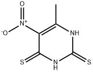 6-methyl-5-nitropyrimidine-2,4(1H,3H)-dithione Structure