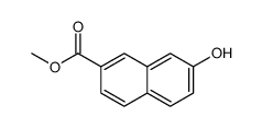 7-羟基-2-萘甲酸甲酯结构式