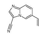 IMidazo[1,2-a]pyridine-3-carbonitrile, 6-ethenyl- Structure