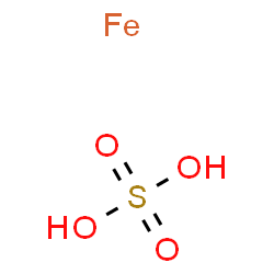 sulphuric acid, iron salt picture