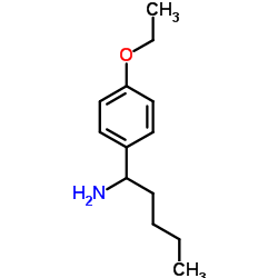 1-(4-Ethoxyphenyl)-1-pentanamine结构式