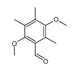 2,5-二甲氧基-3,4,6-三甲基苯甲醛结构式