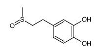 1,2-Benzenediol, 4-[2-(methylsulfinyl)ethyl]- (9CI)结构式