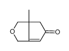 3a-methyl-3,4-dihydro-1H-cyclopenta[c]furan-5-one结构式